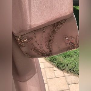 Davids Bridal Formal Pantsuit. Perfect Condition. Color Beige.